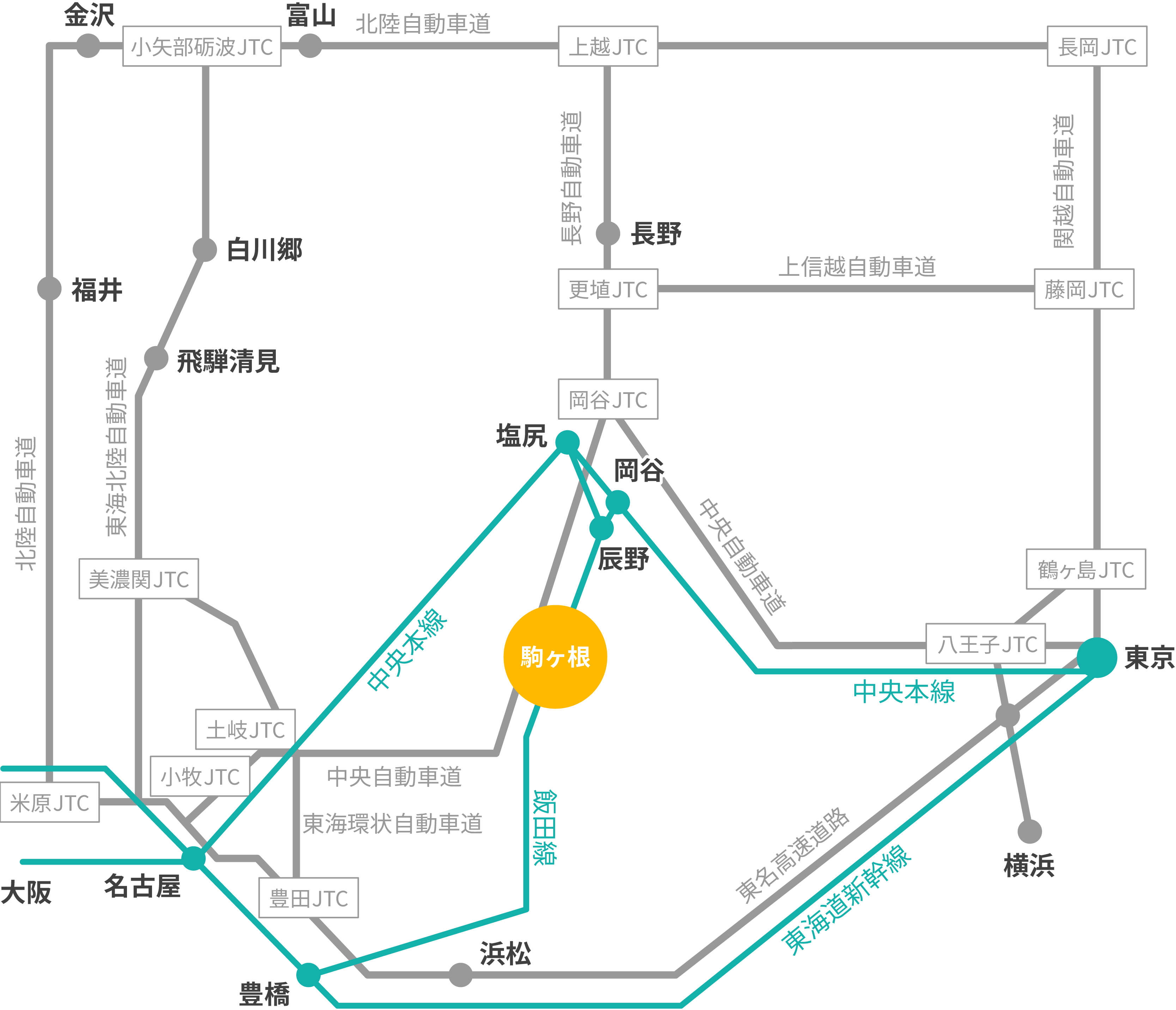 2つのアルプスに挟まれた町、駒ヶ根へようこそ